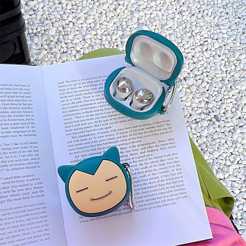 Vỏ Bảo Vệ Hộp Sạc Tai Nghe Không Dây samsung galaxy buds pro & buds2 pro Chống Sốc Hình Hạt Đậu Sô Cô La & buds fe