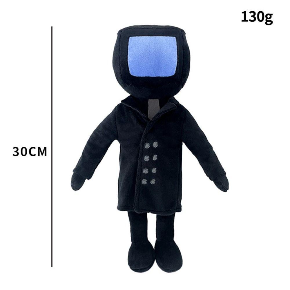 Layor1 man plush toy, toilet man cartoon doll búp bê skibidi, gift tv man stuffed toy men