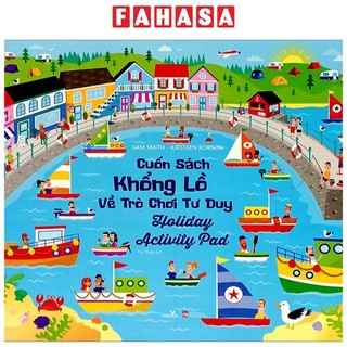 Sách cuốn sách khổng lồ về trò chơi tư duy - holiday activity pad