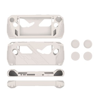 Đối với asus rog ally game console case soft silicone protection cover anti-scratch protector shell sleeve and fourthumb grip caps game phụ kiện