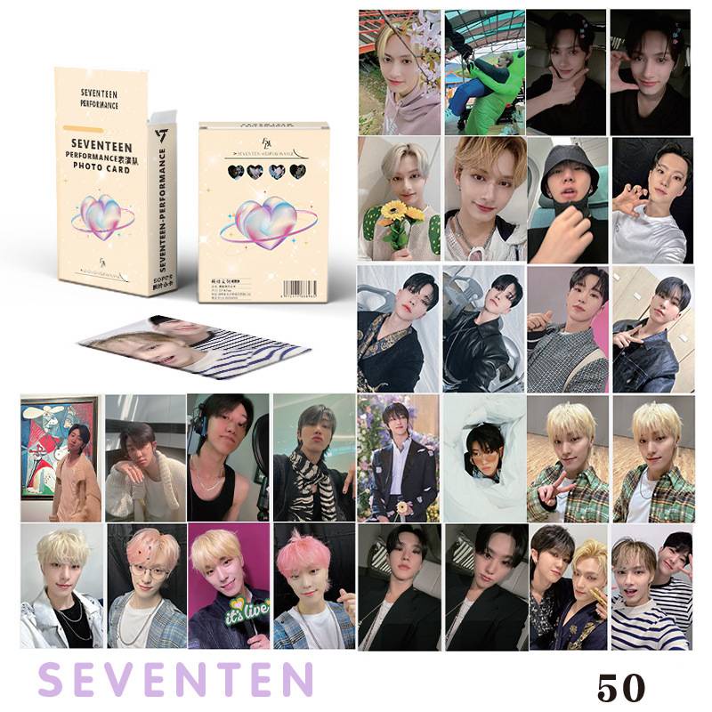 50 cái k-pop idol lomo cards quà tặng cho bé gái trẻ em bts twice itzy stray kids blackpink ive txt nct collection card
