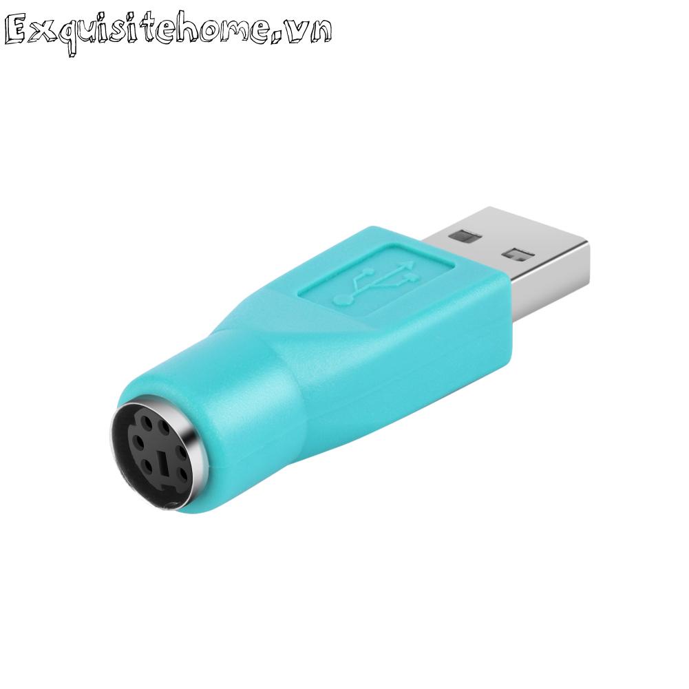 Đầu nối chuyển đổi ps / 2 female sang usb male adapter cho chuột bàn phím