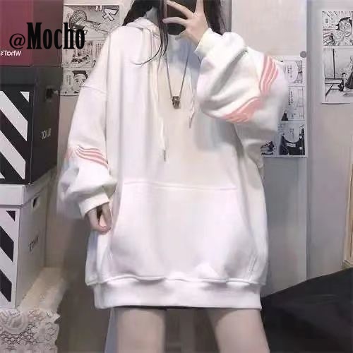Mocho hoodie áo khoác hoodie zip Thời trang hàn quốc A28J0SY