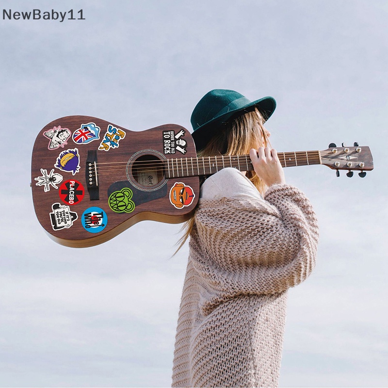 Newbaby 50/52 cái đồ chơi nóng bỏng kiểu dáng xe graffiti sticker rock roll ca sĩ dán cho máy tính xách tay tự làm ba lô chai nước xe đạp decal.