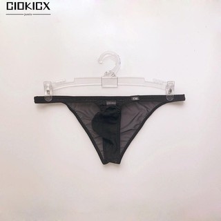Sexy mens mesh low rise bikini thong g string briefs tanga underwear đồ bơi