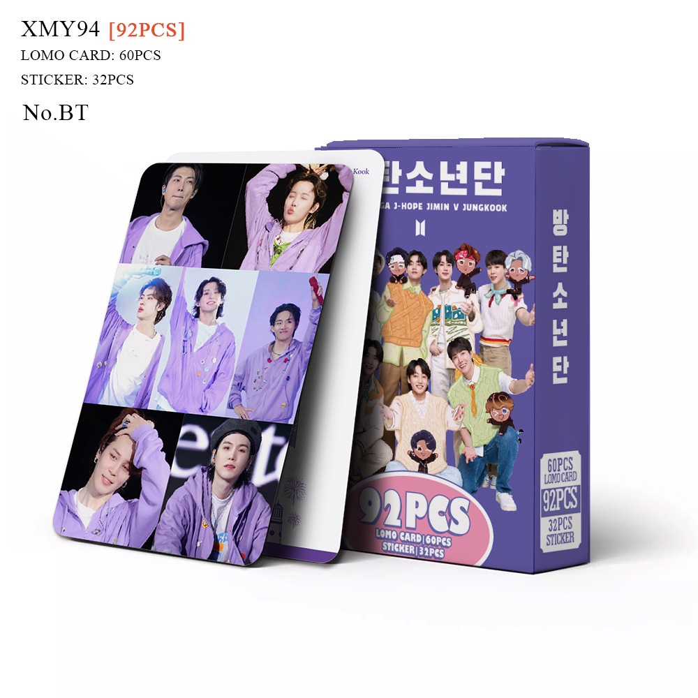 92 cái / hộp bt-s album festa kỷ niệm 10 năm jimin dán mặt photocards lomo thẻ kpop bưu thiếp pasta giá rẻ ht