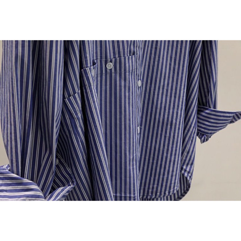 Áo Sơ Mi Nữ Dài Tay Cổ Bẻ Thời Trang Hàn