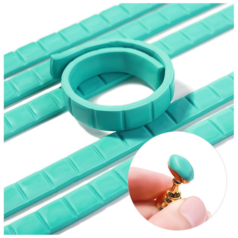 Nâng cao móng tay đất sét màu xanh đa chức năng plasticine mảnh móng tay cố định đất sét màu móng tay tấm trang sức trưng bày đất sét