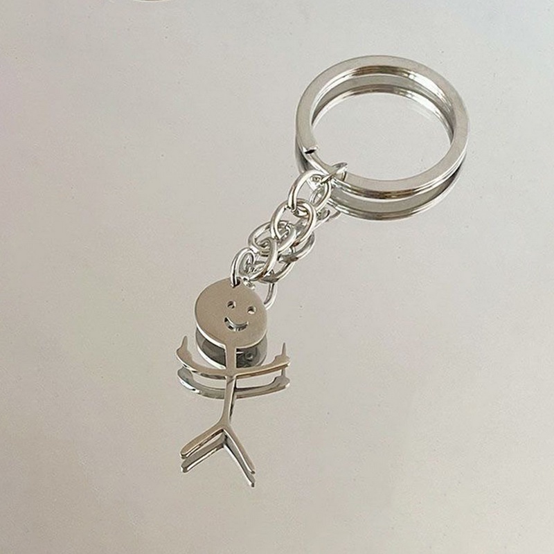 Hoạt Hình Móc Khóa Hình Hươu Cao Cổ / Khỉ / Gấu Trúc / Bơ Bằng Silicon Dễ Thương Trang Trí Balo Đi Học
