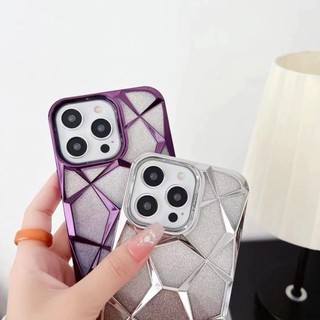 Gradient silver black purple ins style electroplated diamond water cube iphone case cho iphone 6 pro max 16 pro max 16 pro max 16 pro max 16 pro max 16 tiktok phong cách phụ nữ phòng chống rơi