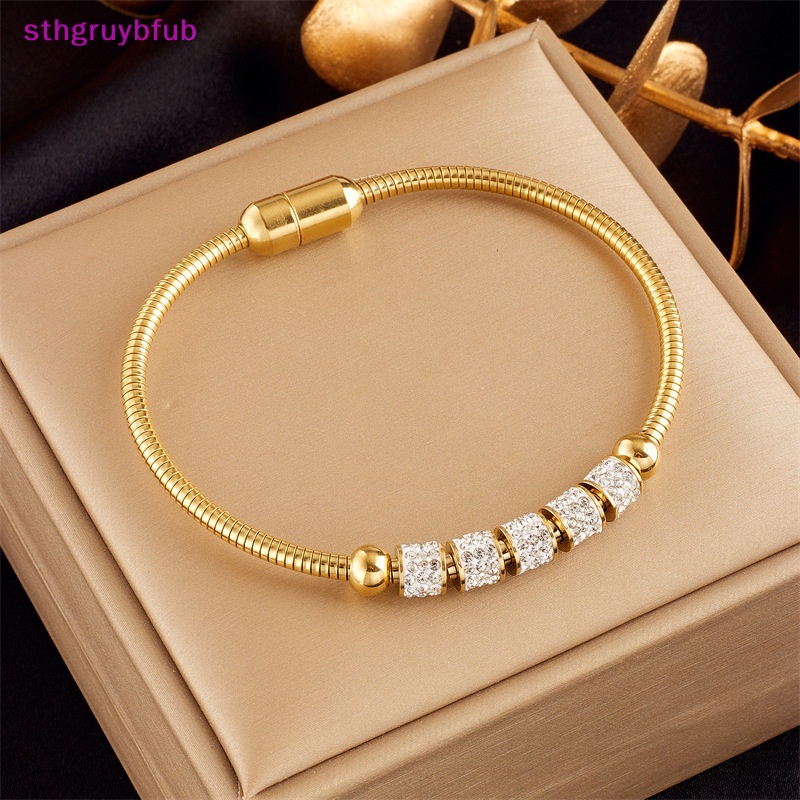 Sthb titan thép bướm mặt dây chuyền vòng tay cho phụ nữ cô gái thời trang màu vàng không phai màu chuỗi đeo tay trang sức quà tặng vn