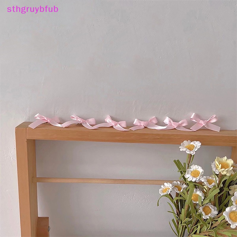 Sthb 5 cái / bộ kẹp tóc nơ nhỏ cho bé gái mùa hè dễ thương ngọt ngào tóc mái kẹp mini nơ cài tóc mũ nón phụ kiện tóc cho trẻ em vn