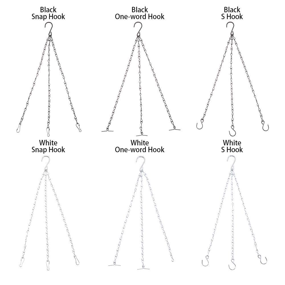 Dây Xích Treo Chậu Hoa / Cây Cảnh 3 Điểm 15.7inch Thay Thế Tiện Dụng