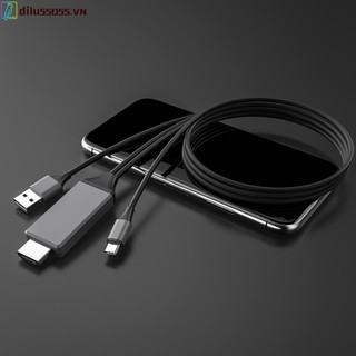 [dilussoss.vn] L9 usb c to hdmi-compatible mirroring charging cable 4k for android phone