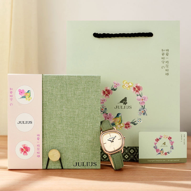 Julius ja-1436 nghệ sĩ thiết kế độc đáo thời trang liguang chunhua co-branded women's watch 2023 new phong cách mới nhất quartz đồng hồ nữ không thấm nước