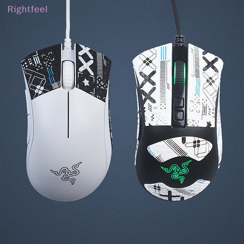 Rightfeel mouse grip tape skate handmade sticker non slip lizard skin hút mồ hôi cho deathadder v2 pro gaming chuột không dây mới