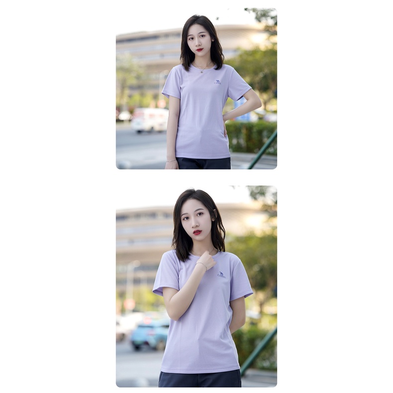Áo thun thể thao CAMELSPORTS chất cotton cổ tròn tay ngắn nhanh khô thời trang leo núi ngoài trời cho nữ