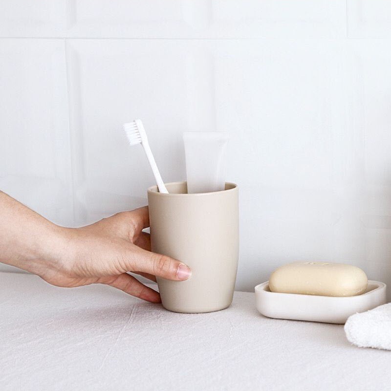 Cốc ly nhựa lúa mạch ly nhựa uống nước ly nhựa dùng uống nước đánh răng nhiều màu-MCKES