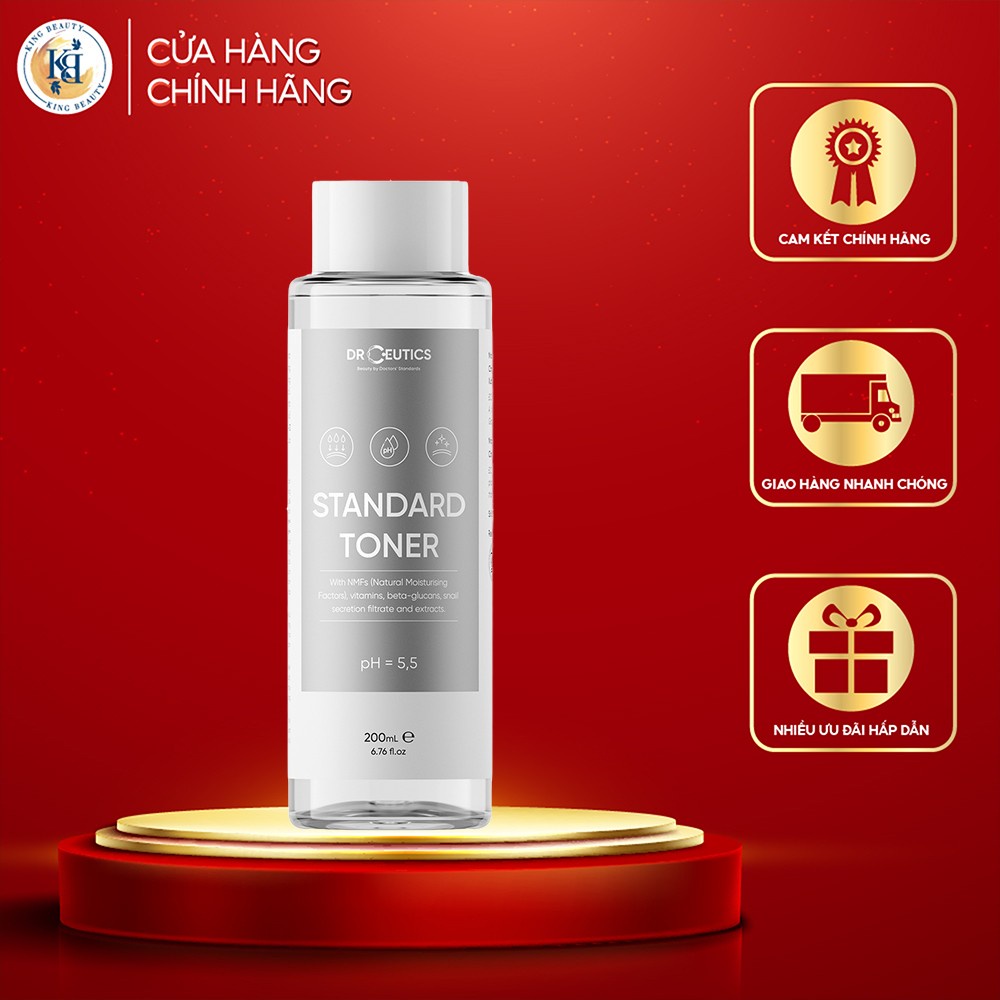 Nước Hoa Hồng Cấp Ẩm Cho Da Dầu DrCeutics Standard Toner 200ml