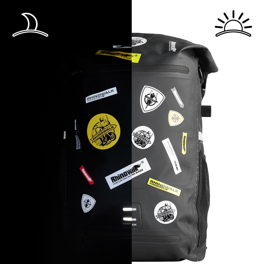 Miếng Dán Trang Trí Túi Xách Hình Tê Giác Độc Đáo