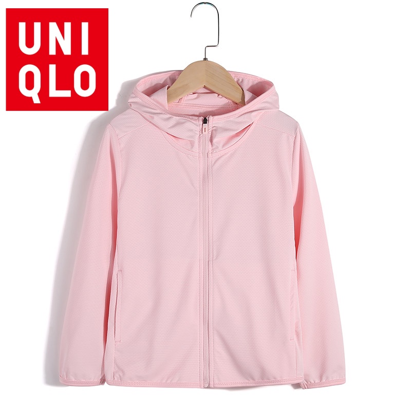 Uniqlo Áo Khoác Chống Nắng Thoáng Khí Thoải Mái Thời Trang Mùa Hè Cho Bé Gái