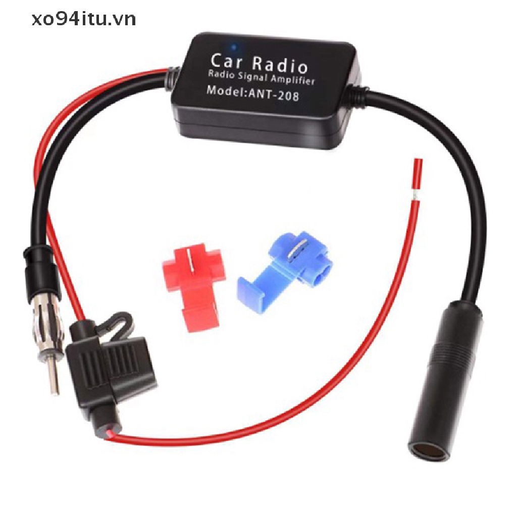 Ăng Ten Khuếch Đại Tín Hiệu FM / AM 12V Chống Nhiễu Cho Xe Hơi Amp 2022 VN