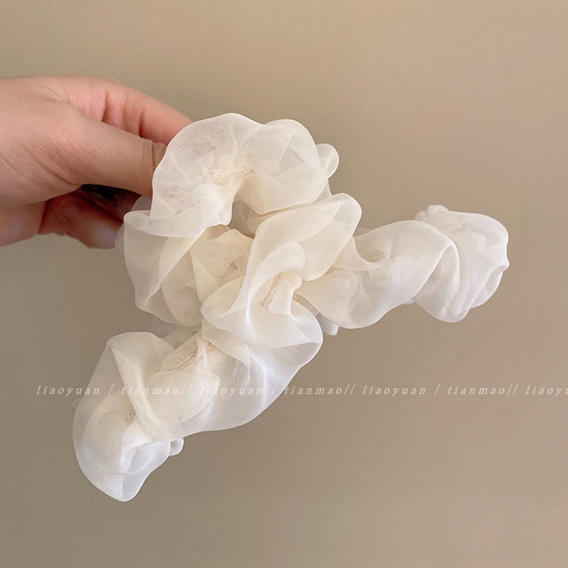 Kẹp Tóc Phối Lưới Thời Trang Mùa Hè Phong Cách Hàn Quốc Dành Cho Nữ