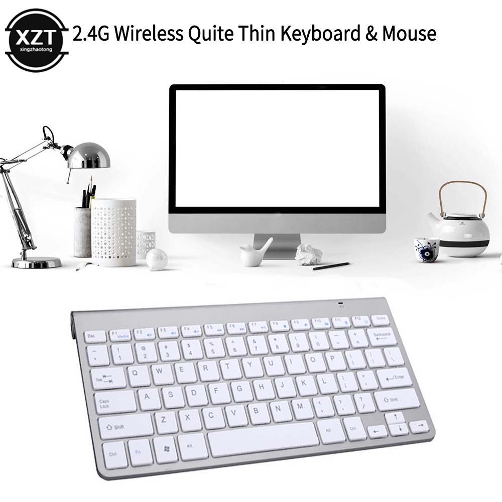 Bàn PhíM Mini Không Dây JP106 2.4G Cho Laptop / Mac / Pc / TV Thông Minh / PS4