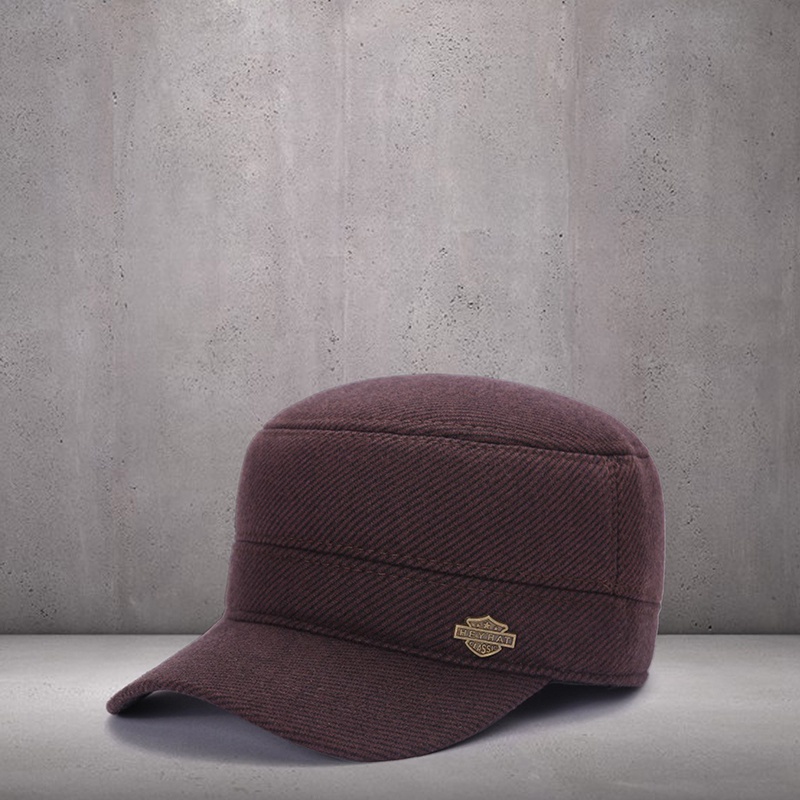 Mũ Lưỡi Trai Có Miếng Che Tai Chống Gió Giữ Ấm Mùa Đông Thời Trang Mới Cho Nam