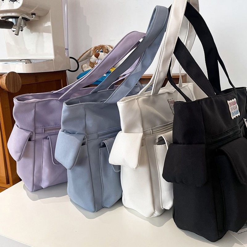 Túi tote Đeo Vai Sức Chứa Lớn Phong Cách Hàn Quốc Đơn Giản Dễ Phối Đồ