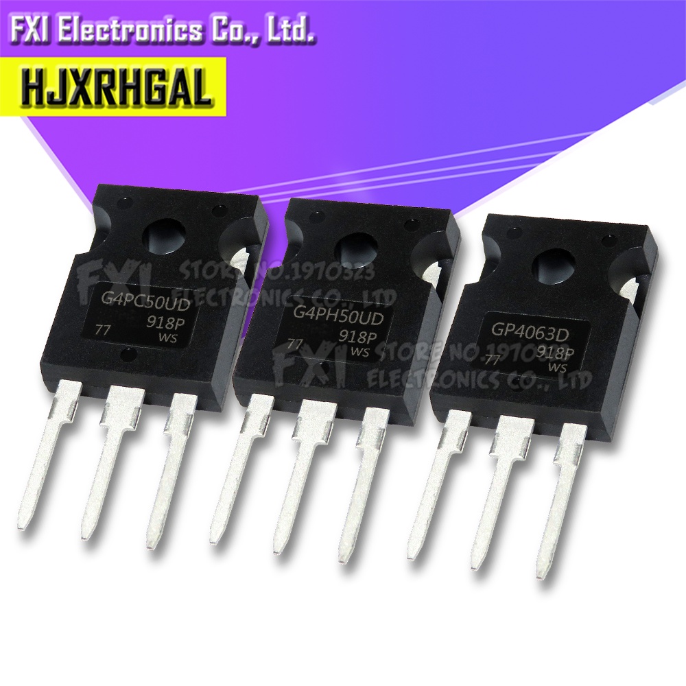 Set 5 Linh Kiện Điện Tử IRG4PC50UD IRG4PH50UD IRGP4063D IRGP4066D 4PC50UD 4PH50UD 4063D 4066D IRG4PC50 Irg4P50 IRGP4063 IBUW TO247 TO-247 TO3P