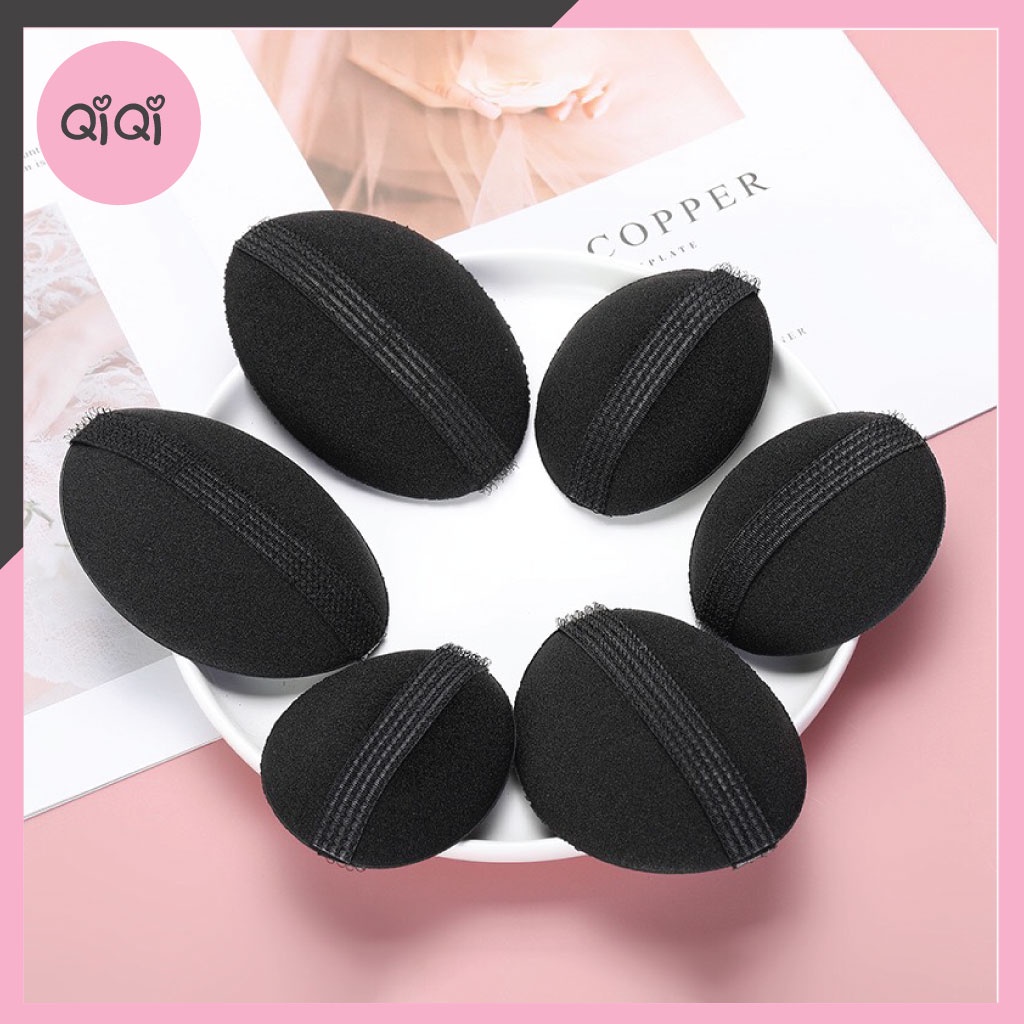 Set 2 miếng độn phồng mái tròn giúp phồng tóc độn tóc dày QiQiShop