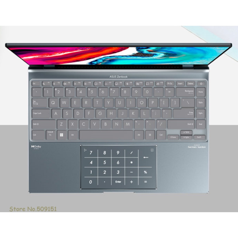 Tấm Lót Bảo Vệ Bàn Phím Máy Tính ASUS Zenbook 14 Flip OLED UN5401 UN5401QA UN5401RA UN5401QAB UN5401Q UP5401EA UP5401ZA