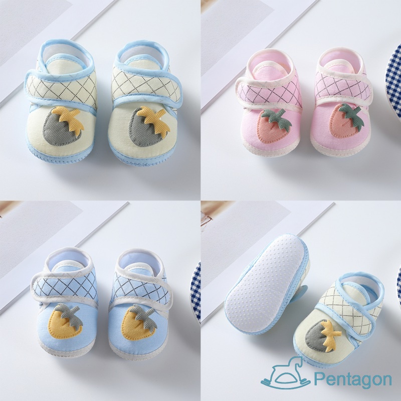 Giày Tập Đi Bằng Vải Canvas Thời Trang Mùa Hè Dành Cho Trẻ Nhỏ 0-12 Tháng