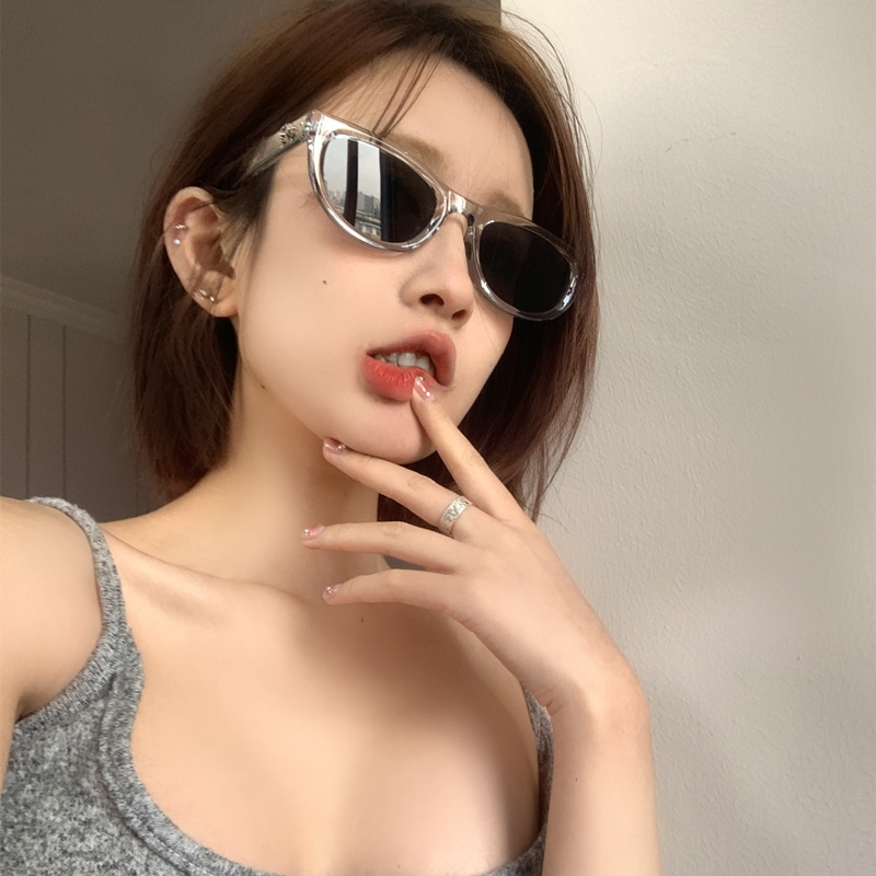Kính Râm Mắt Mèo Thời Trang Phương Tây Chống Nắng Babes Y2K Cho Nữ