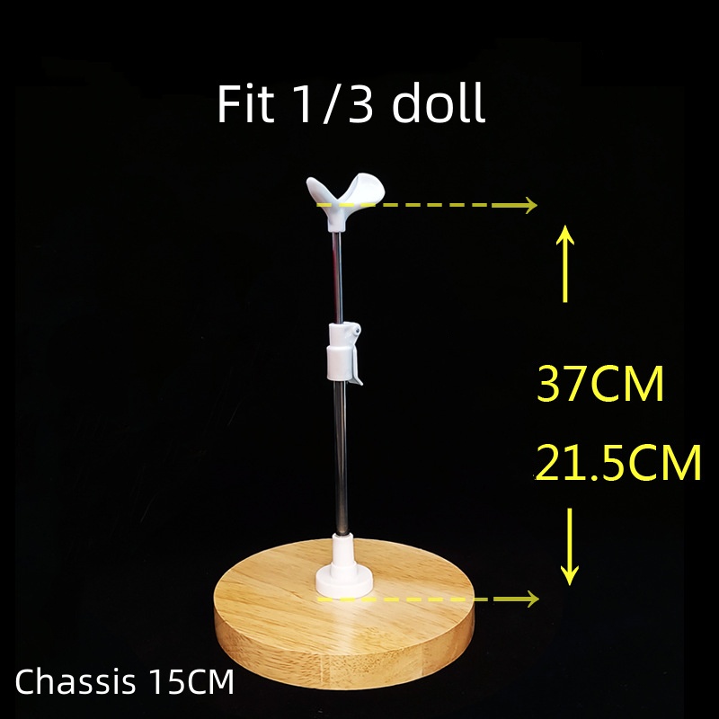 Giá Đỡ Trưng Bày Búp Bê BJD 1 / 8 1 / 6 1 / 4 1 / 3 Bằng Gỗ Và Kim Loại