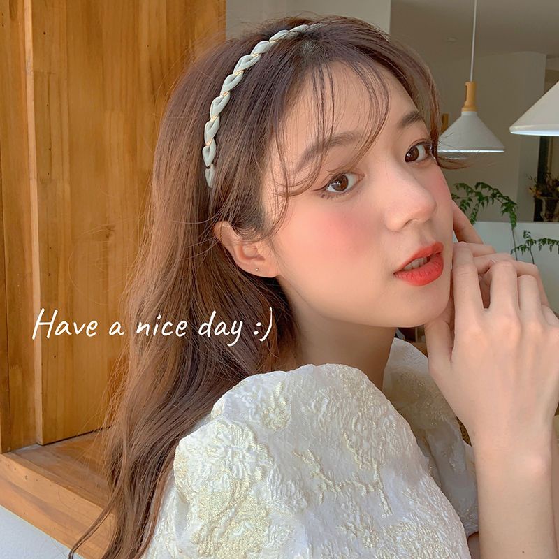 Băng Đô Cài Tóc Dạng Xoắn Phong Cách Thời Trang Đơn Giản