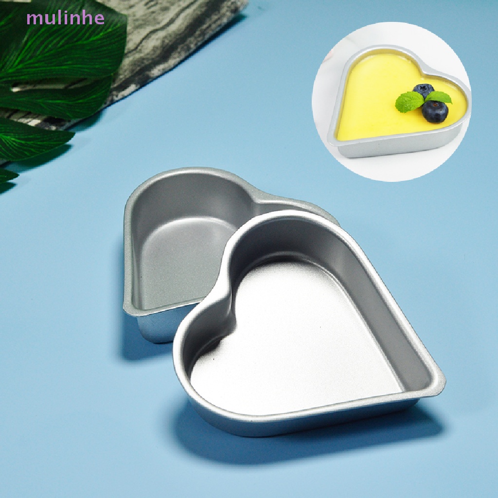 Khuôn Nướng Bánh Mini Chống Dính Hình Trái Tim Bằng Thiếc