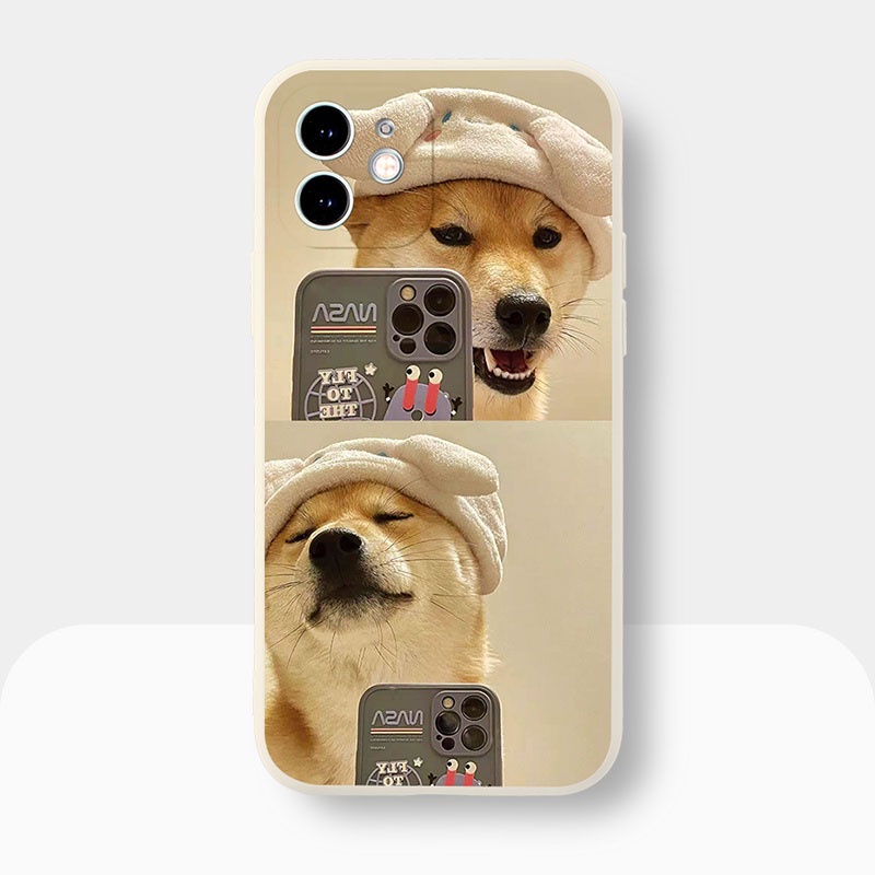 Ốp lưng IPhone Husky Selfie cạnh vuông 6/6plus/6s/6splus/7/7plus/8/8plus/x/xr/xs/11/12/13/pro/max/plus/promax BVC876