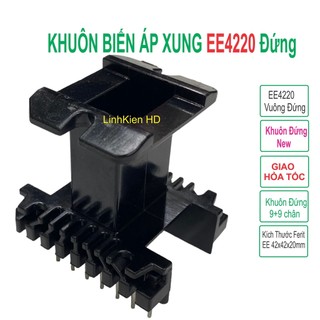 Khuôn biến áp xung ee4220 vuông đứng - linhkien hd