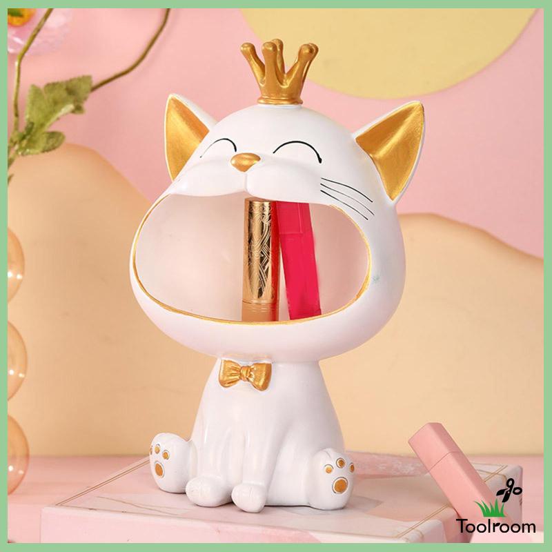 Mô Hình Mèo Bằng Nhựa Resin Trang Trí Chìa Khóa / Trang Sức / Phòng Khách