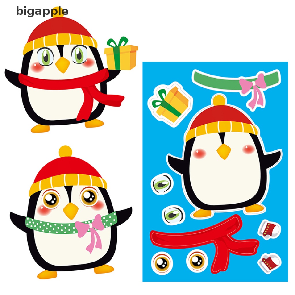 Set 24 Miếng Dán Chủ Đề Giáng Sinh Ngộ Nghĩnh