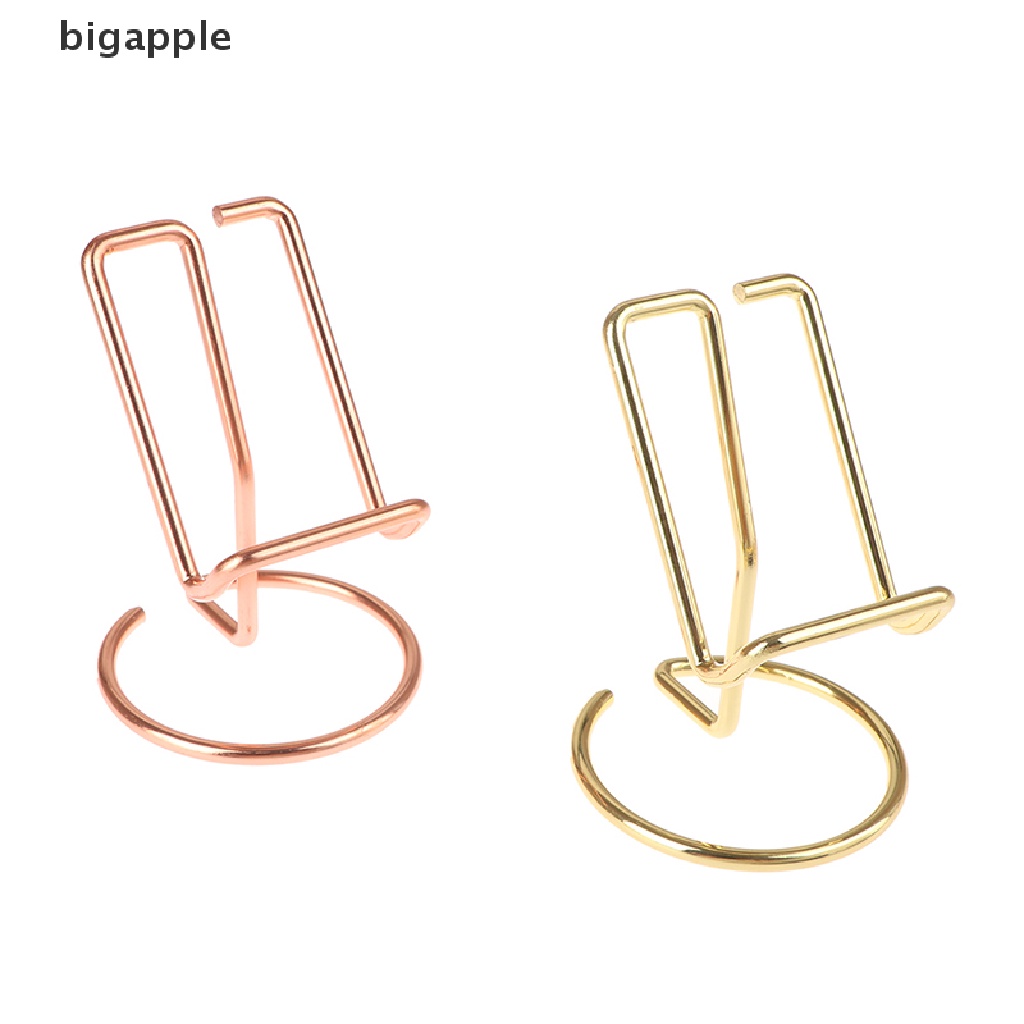 Bigapple Giá Đỡ Điện Thoại Thẻ Giấy Tờ Văn Phòng Để Bàn Bằng Kim Loại Màu Vàng Hồng Vàng Đồng Dùng Để Trưng Bày Trang Trí RDG