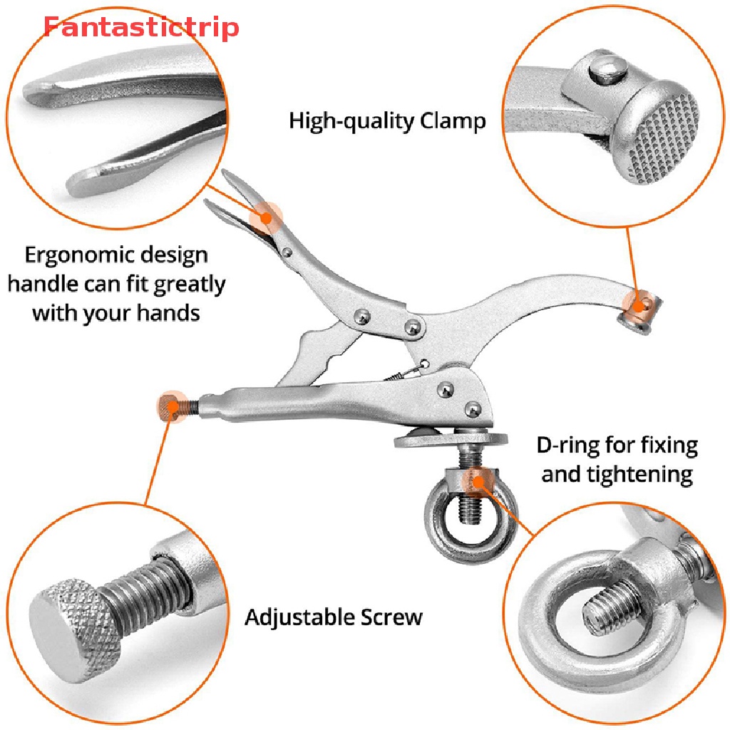 [Fantastictrip] Kẹp Cố Định Mũi Khoan Gỗ 9 Inch Có Khóa Và Đòn Bẩy Tháo Gỡ Mới