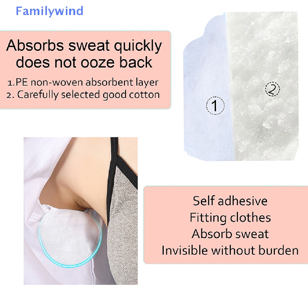 Set 20 Miếng Dán Thấm Hút Mồ Hôi Vùng Da Dưới Cánh Tay