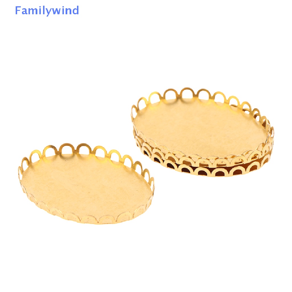 Set 2 Khay Kim Loại Mini Đựng Đồ Trang Trí Nội Thất Nhà Búp Bê