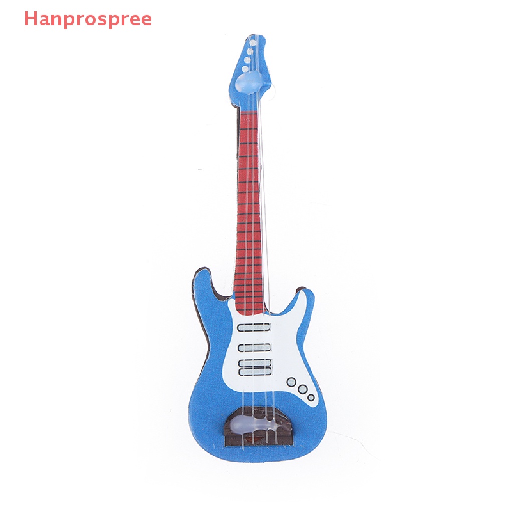 Mô Hình Đàn Guitar Điện Tỉ Lệ 1: 12 Dùng Trang Trí Nhà Búp Bê