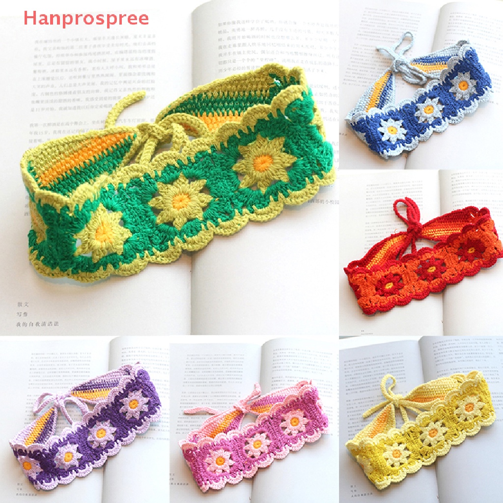 1 Băng Đô Đan Len Hình Hoa Nhiều Màu Sắc Cho Nữ