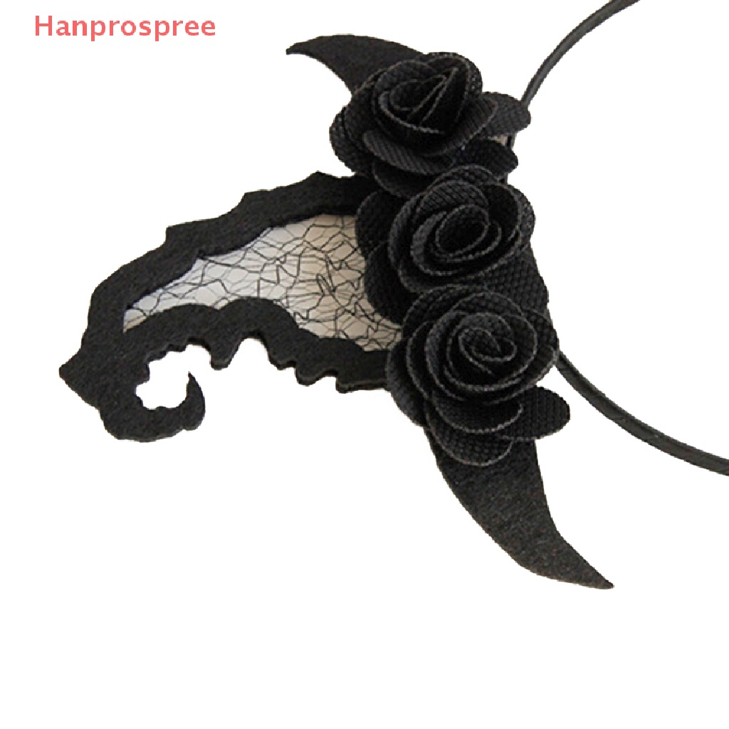 Hanprospree > Băng Đô Mũ Phù Thủy Màu Đen Phong Cách Gothic Cổ Điển Hóa Trang Tiệc Halloween