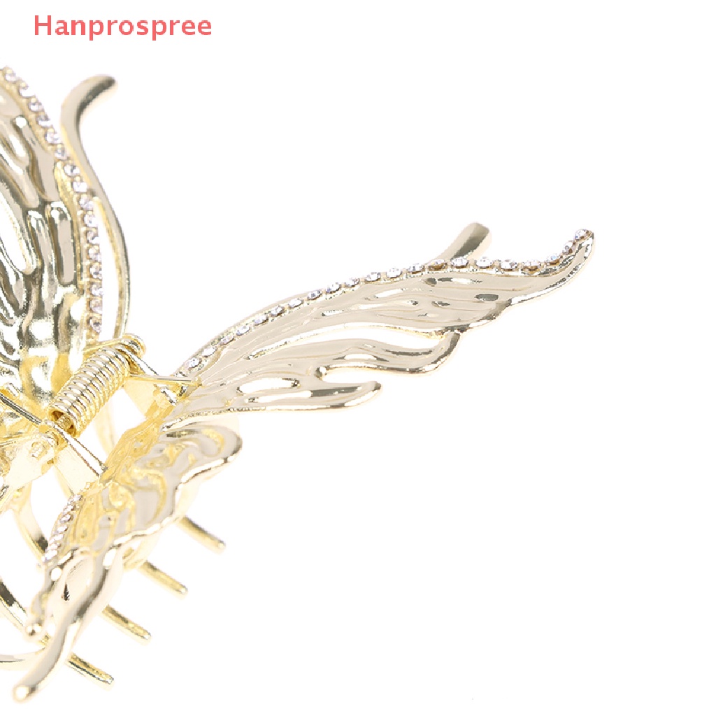 Kẹp Tóc Hình Bướm Bằng Kim Loại Dạng Lỏng Thời Trang Cho Nữ